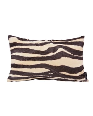 Gek op kussens! Furry zebra | 30 x 50 cm | kussenhoes | polyester
