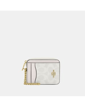 Zip Card Case In Signature Canvas