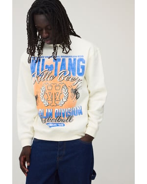Oversized Wu-Tang Licensed Print Sweatshirt