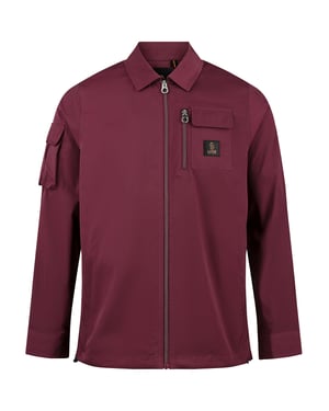 Luke 1977 Men's Vietnam Shacket in Mauve Wine