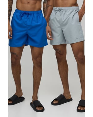 2 Pack Mid Length BM Autograph Swim Short