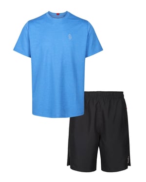 Luke 1977 Men;'s Twenty Four Seven T-Shirt and Short Set in Mrl Colbalt