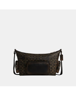 Finn Crossbody Bag With Pockets In Loved Signature Canvas