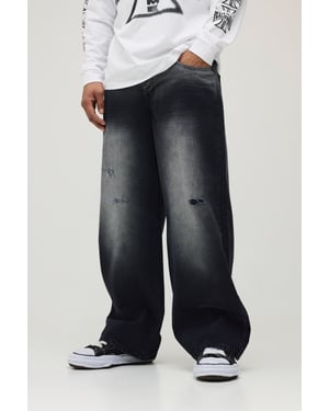 Baggy Rigid Washed Denim Jeans