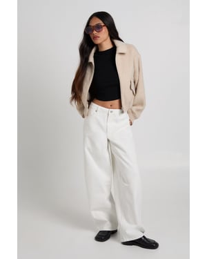 Wool Look Pocket Detail Jacket