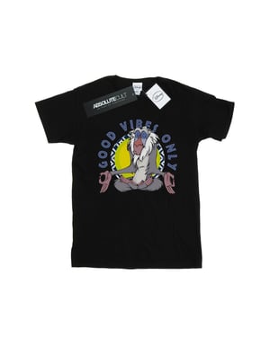 Disney Heren The Lion King Rafiki Alleen Goed Vibes T-shirt (Zwart)
