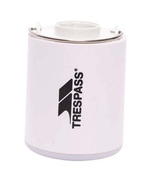 Trespass Miniflate Mini luftpump (Vit)