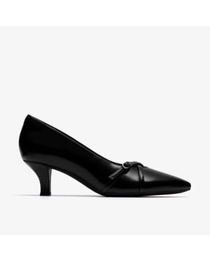 Kepley Star Black Leather Shoes