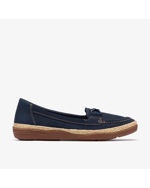 Elaina Milly Navy Nubuck Shoes