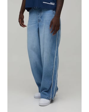 Side Stripe Parachute Fit Jeans