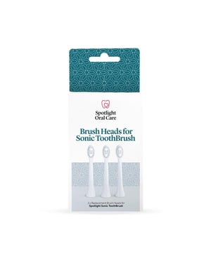 Spotlight Oral Care Sonic Head Replacements -white