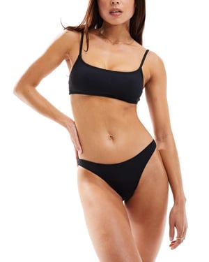 Cotton On fitted bikiniunderdelar svarta