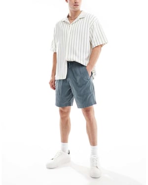 Abercrombie & Fitch 8-tums shorts med fickor i blågrå