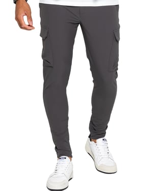 Enzo | Mens Cargo Slim Fit Trousers