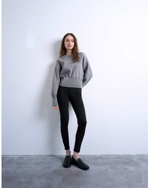 Topshop helsides tunga leggings i svart