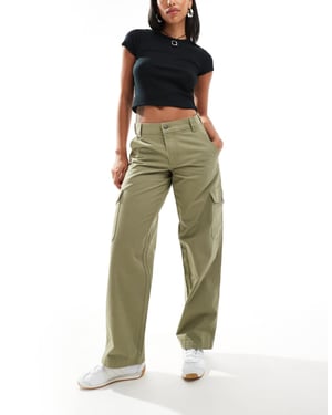 Dickies säsongs cargobyxor i kaki