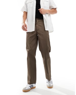 Dickies 874 raka byxor i mellanbrunt