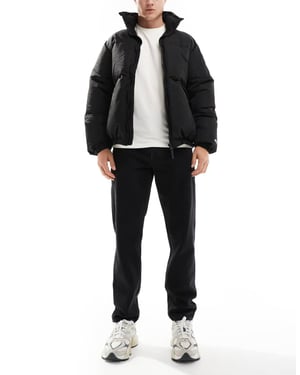 ONLY & SONS löst tapered jeans i tvättad svart