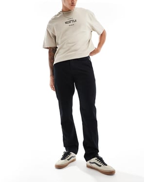 Vans autentiska avslappnade chinos slim fit byxor i svart