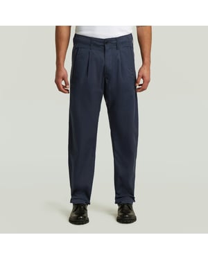 G-Star pleated loose tapered chino d28353-e077 c742 salute