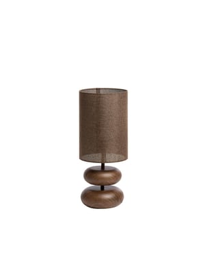 Light & Living Tafellamp danialo bruin Ø22cm
