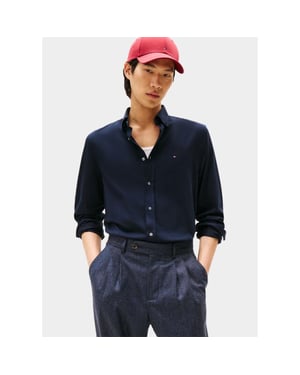 Tommy Hilfiger Casual hemd lange mouw performance sf interlock mw0mw41059/dw5