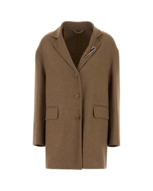 Camel Wool Blend Blazer