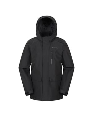Mountain Warehouse Kids Noah Waterdichte Jas (Zwart)