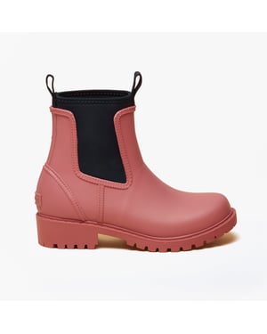 Joules Oakfield Womens Wellingtons Pink Blue