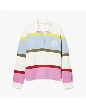 Joules Lara Slub Womens Rugby Shirt Multi