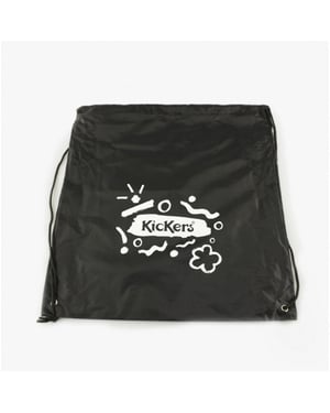 Kickers Kids Drawstring School Pe Bag Black