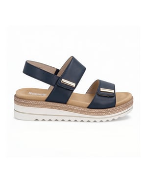 Remonte D0q59 Womens Ankle Strap Sandals Blue