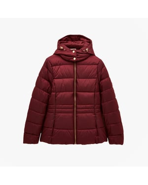 Joules Hadlow Womens Padded Short Coat Red