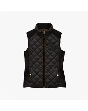 Joules Braemar Luxe Womens Quilted Gilet Black