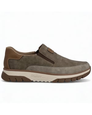 Rieker Stan Mens Comfort Trainers Brown