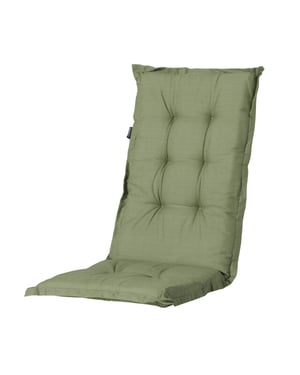 Madison tuinkussens hoge rug basic green 123x50 -