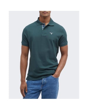 Barbour Heren tartan pique polo shirt