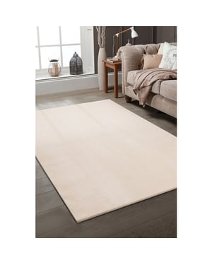 Muratap Samba soft fluffy vloerkleed laagpolig creme- 200x290 cm