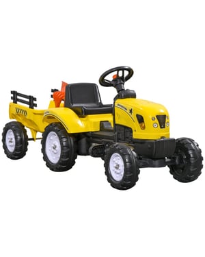 4goodz Trap-tractor met aanhanger kinder trekker