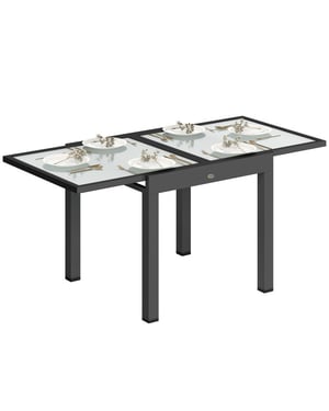 4goodz Tuintafel uitschuifbaar weerbestendig 160×80 cm -