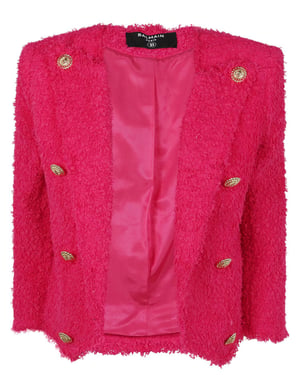 8 Button Tweed Spencer Jacket