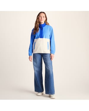 Lowca Womens 1/2 Zip Microfleece - Cornflower Blue