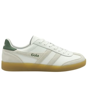 Gola Viper leather white/white/evergreen cmb7