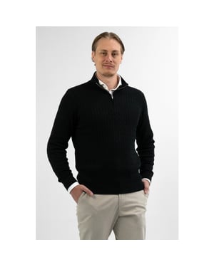 Vercate Half zip cashmere blend -
