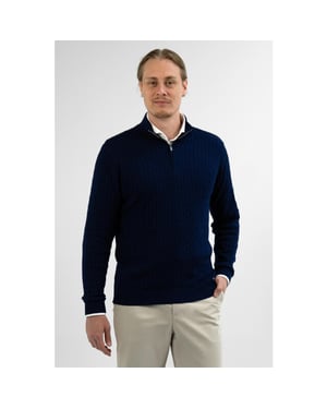 Vercate Half zip cashmere blend -
