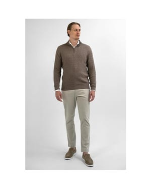 Vercate Half zip cashmere blend -
