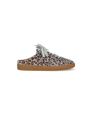DWRS Label Nome leopard instappers / sneakers b11850-01-8368 / blauw