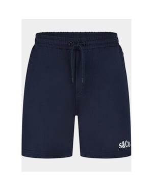 Bos Bright Blue Supply & co. korte broek heren fisher sweat short sco26109fi82/4001