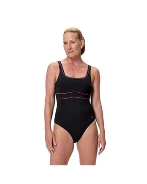 Speedo solid contour eclipse 1p wedstrijd badpak dames -