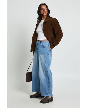 The Petite Mid Waist Barrel Jean